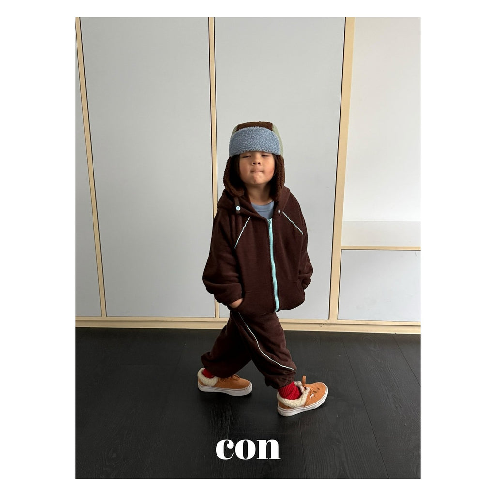 CON ドローイングフードジップアップ FREE 66-77cm