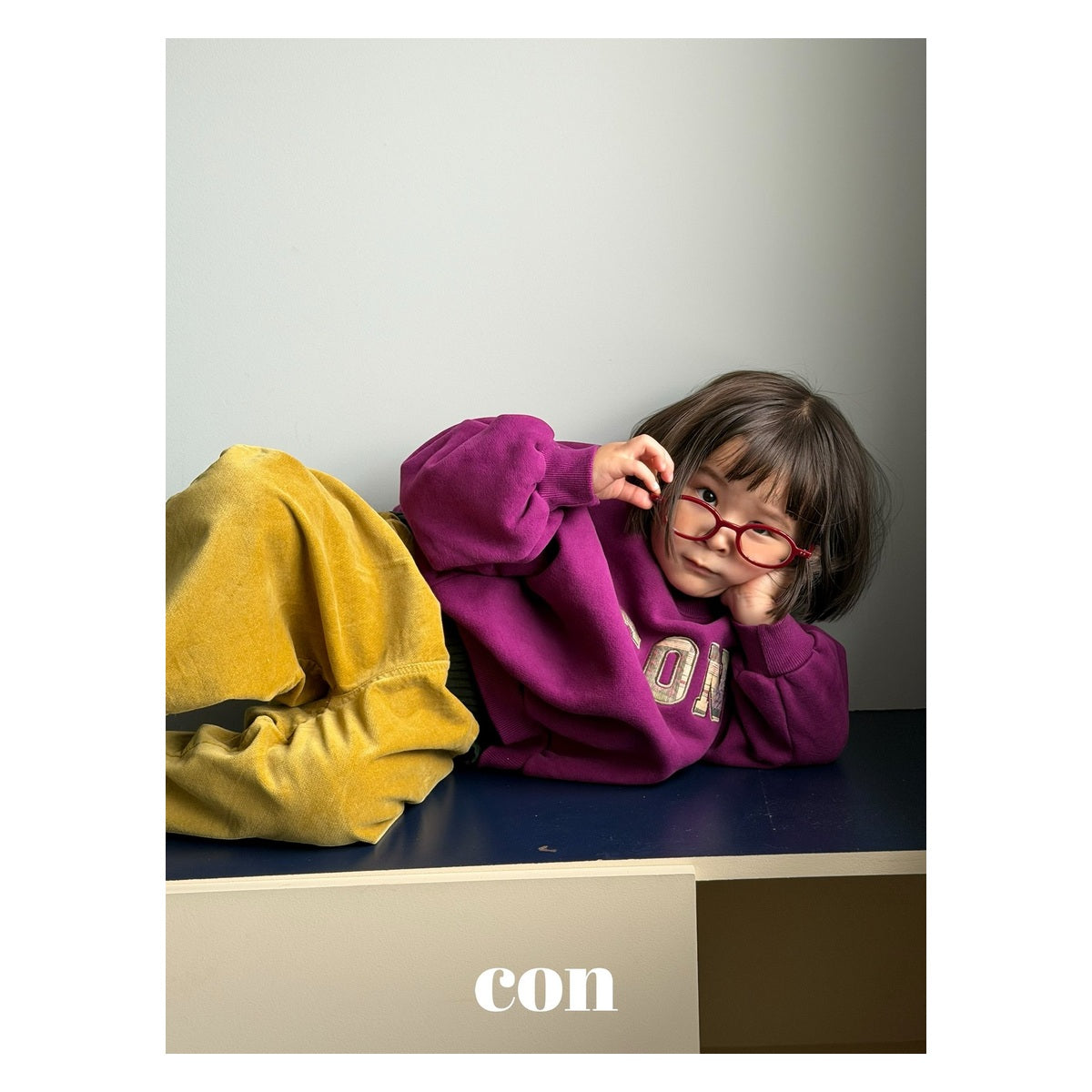CON パッチスウェット FREE 66-77cm