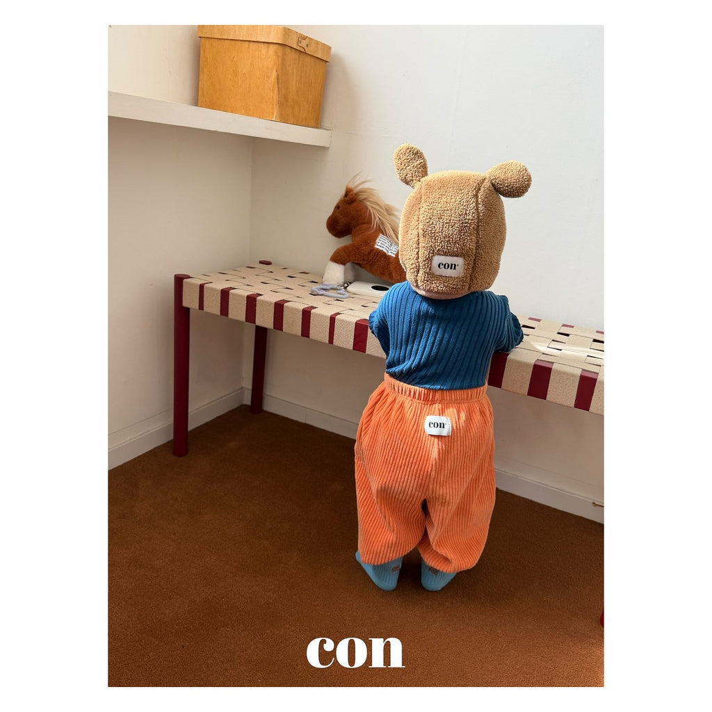 CON ボーダーボアリブニット FREE 66-77cm
