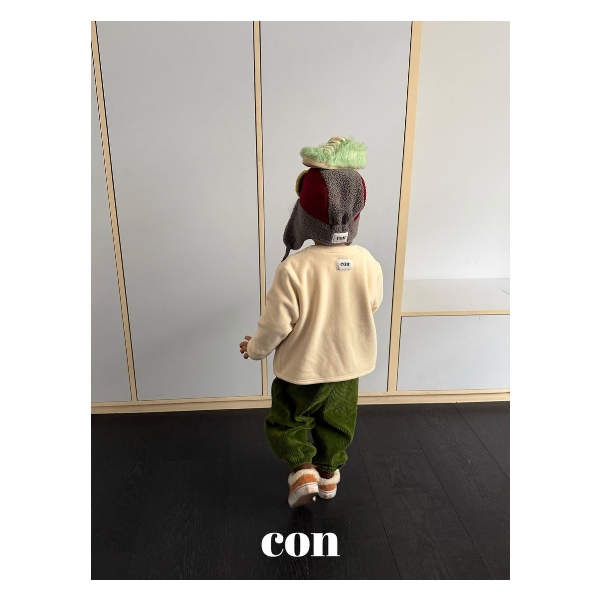 CON ふわふわフリース FREE 66-77cm