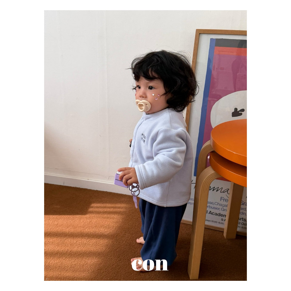 CON ふわふわフリース FREE 66-77cm