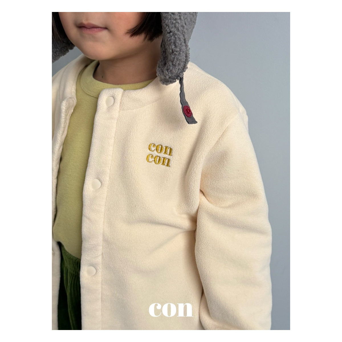 CON ふわふわフリース FREE 66-77cm