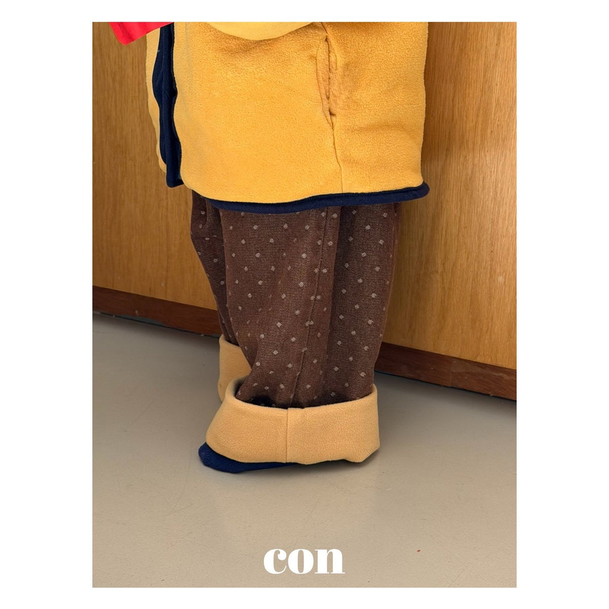 CON ドット柄ロールアップパンツ FREE 66-77cm