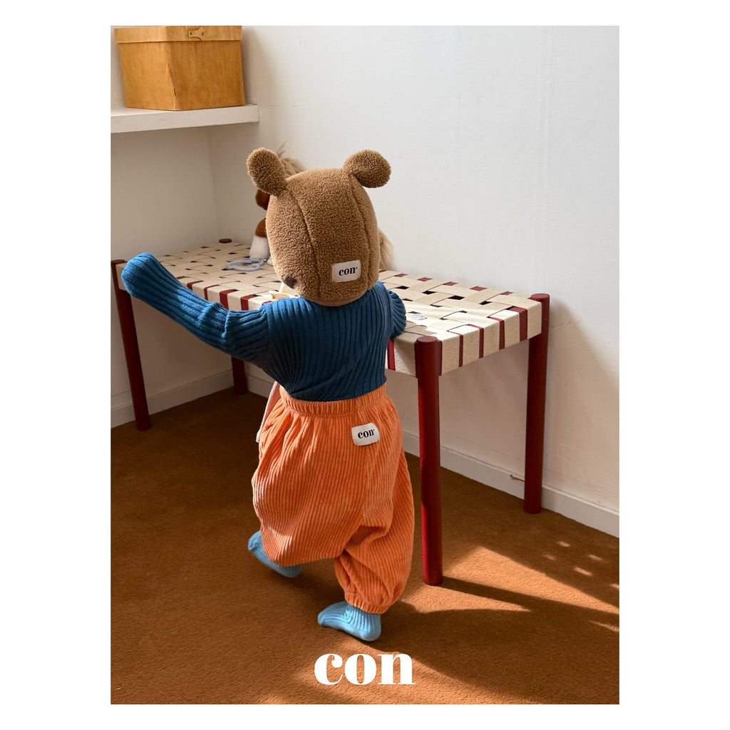 CON ゴム付きコーデュロイジョガーパンツ FREE 66-77cm