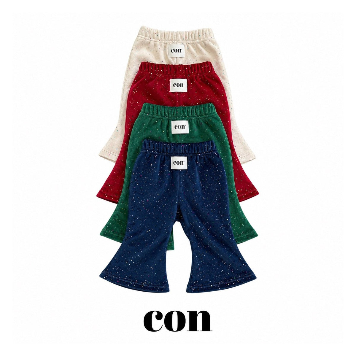 CON オーロラ起毛パンツ FREE 66-77cm