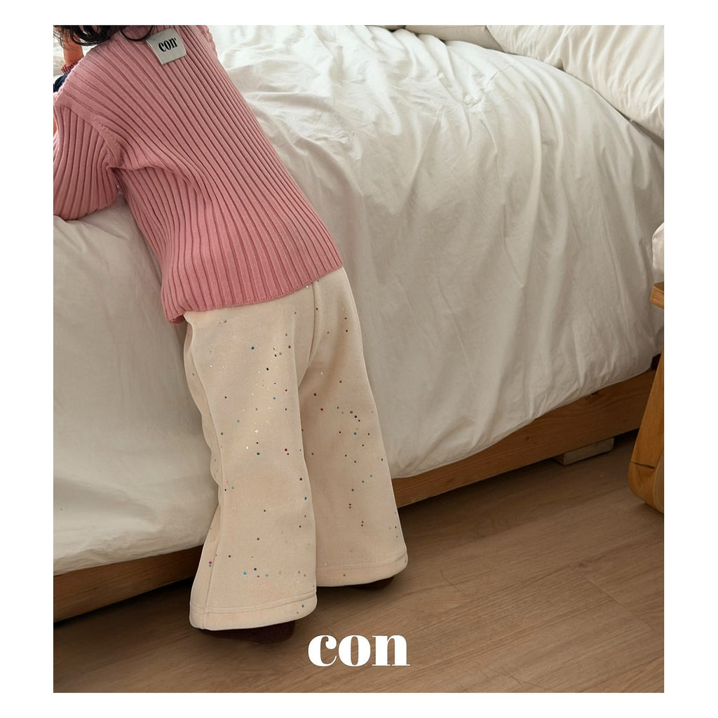 CON オーロラ起毛パンツ FREE 66-77cm