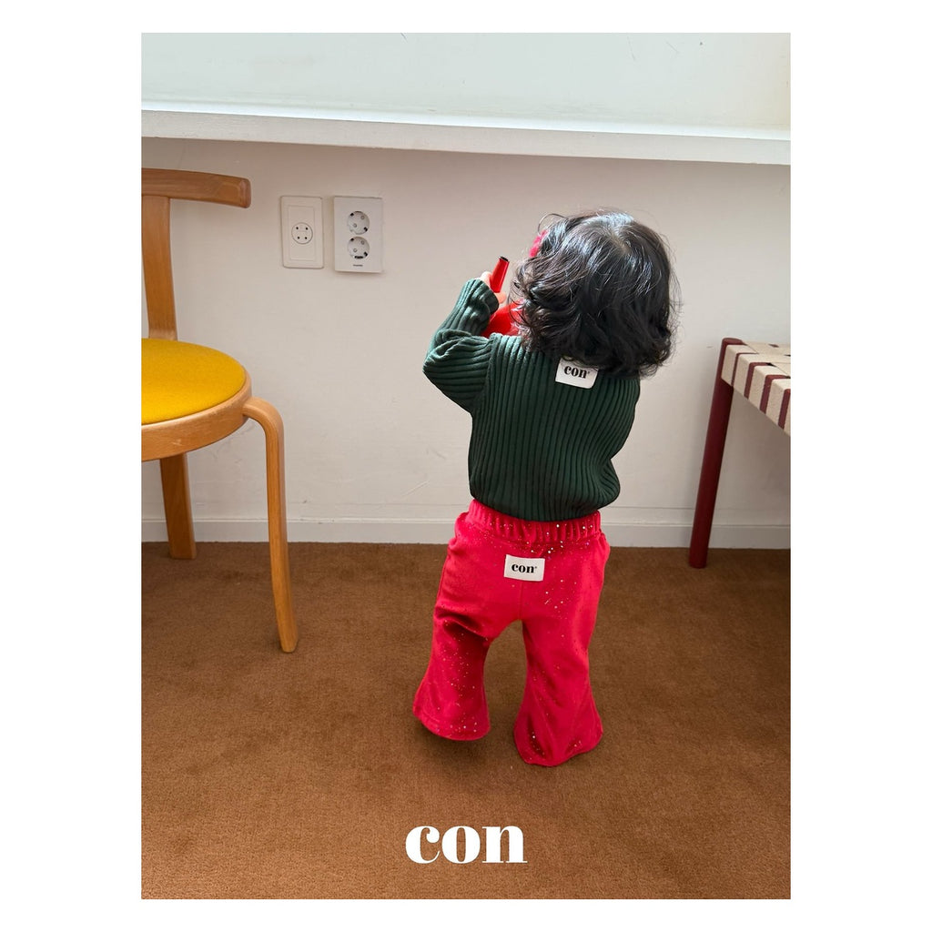 CON オーロラ起毛パンツ FREE 66-77cm