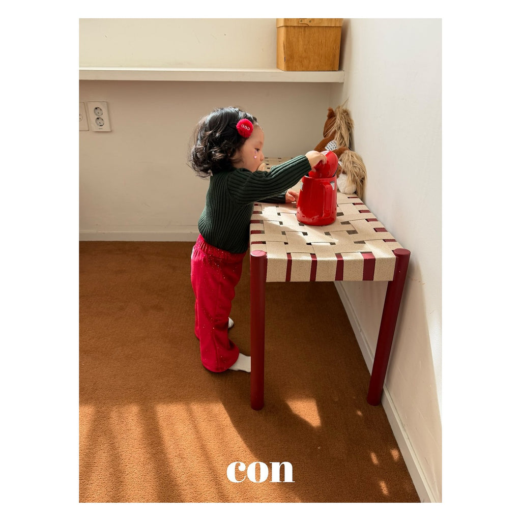 CON オーロラ起毛パンツ FREE 66-77cm