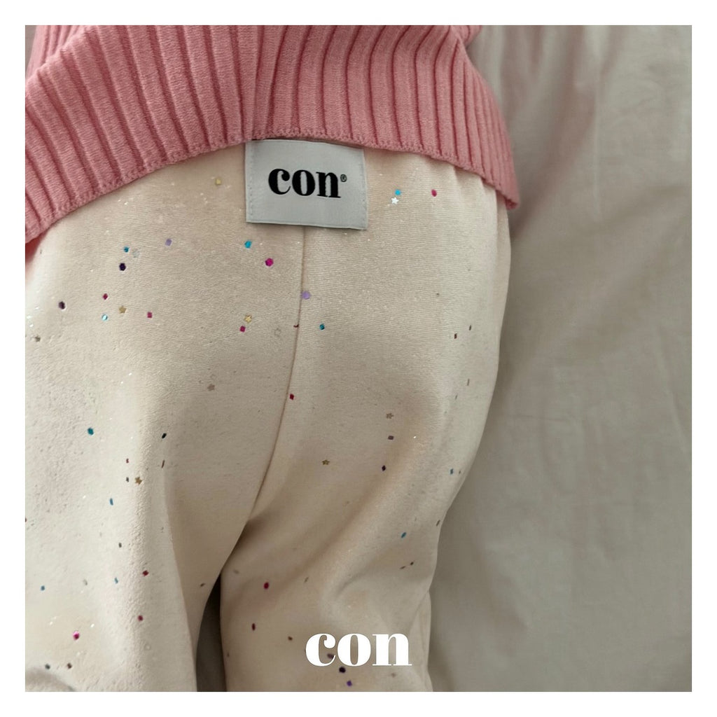CON オーロラ起毛パンツ FREE 66-77cm
