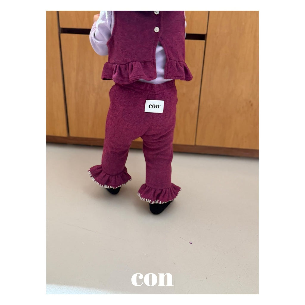 CON メロウフリルパンツ FREE 66-77cm