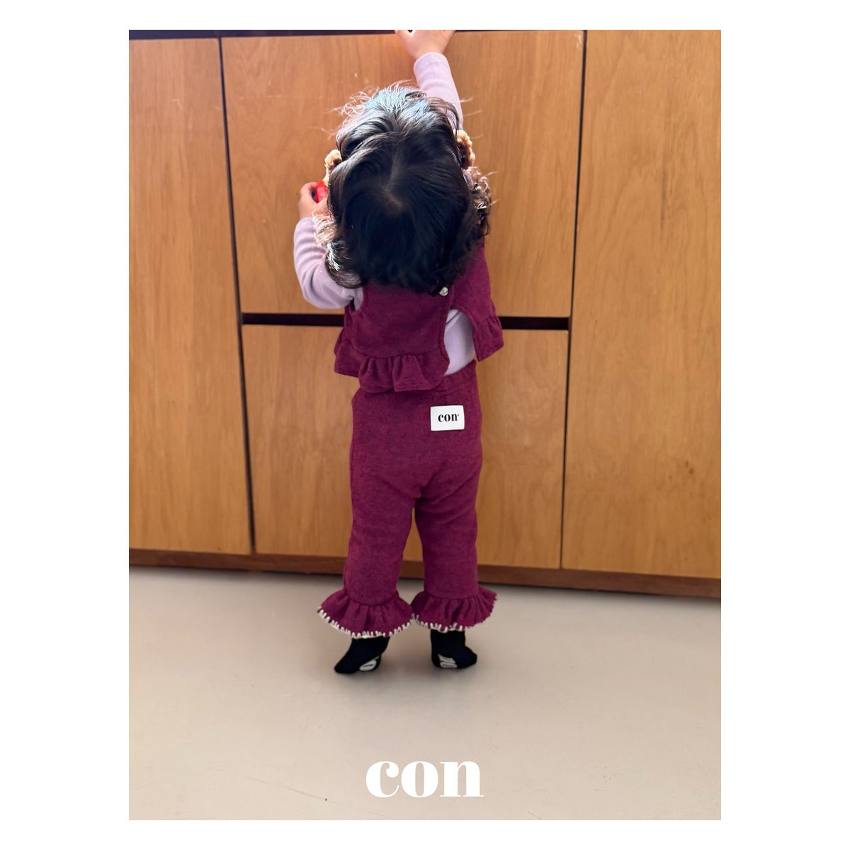 CON メロウフリルパンツ FREE 66-77cm