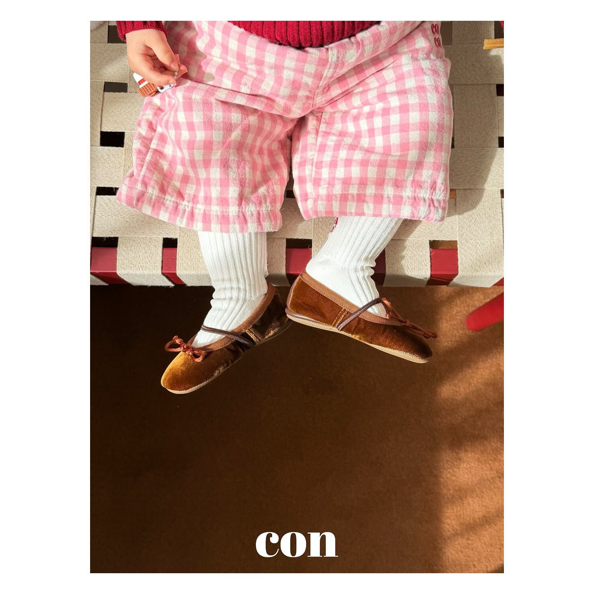 CON チェックパディングパンツ FREE 66-77cm
