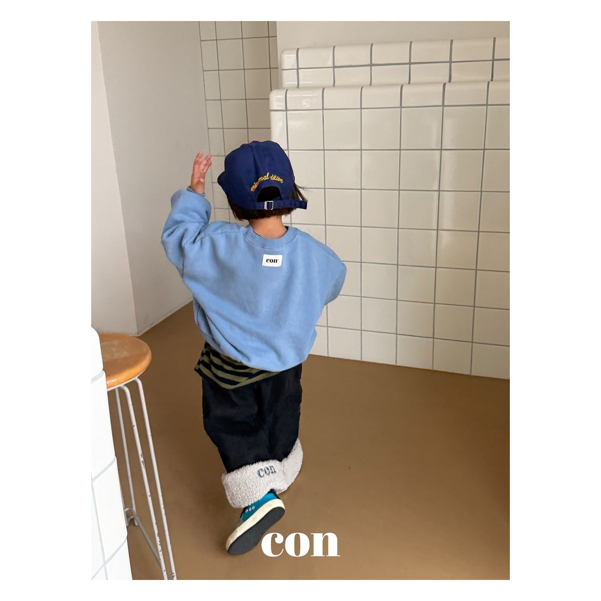 CON コンタルタンロールアップデニムパンツ FREE 66-77cm