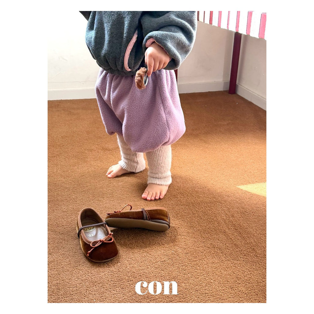 CON ボンボンリブパンツ FREE 66-77cm