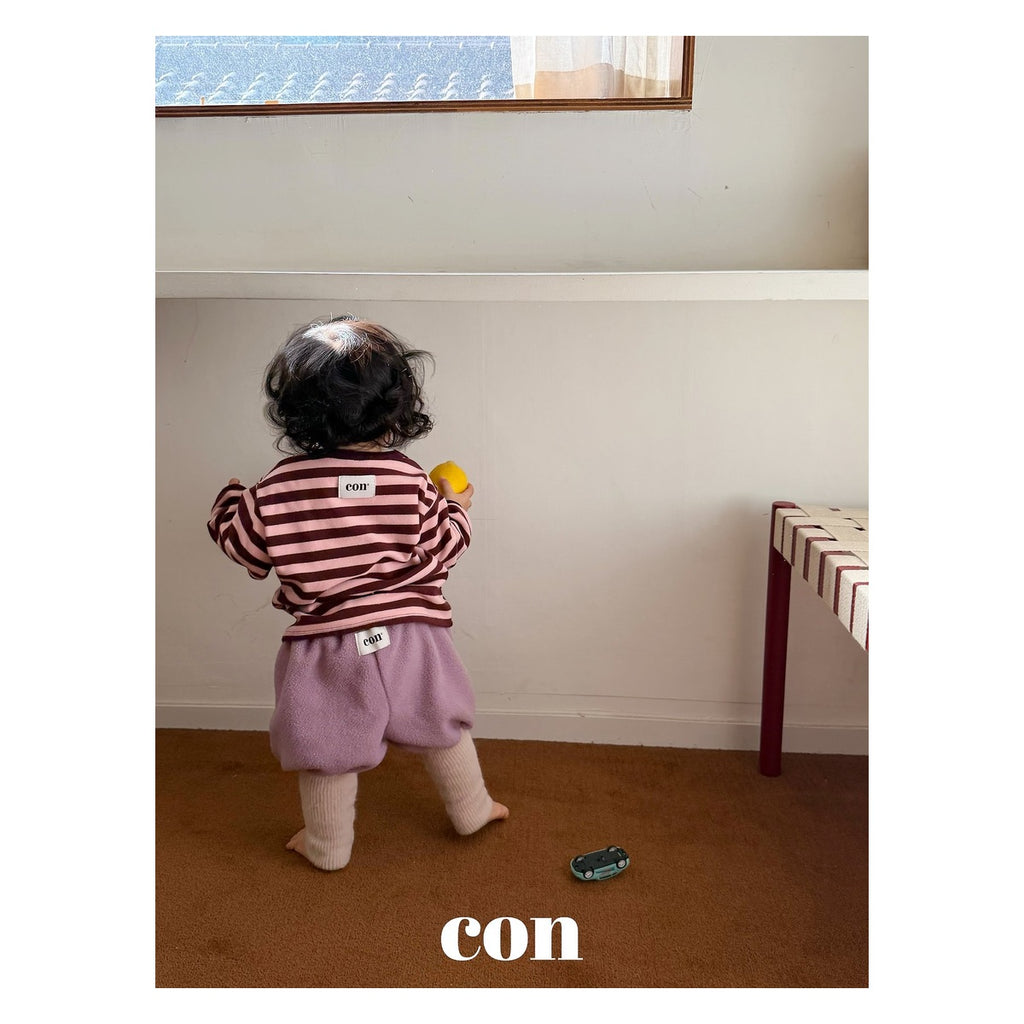 CON ボンボンリブパンツ FREE 66-77cm