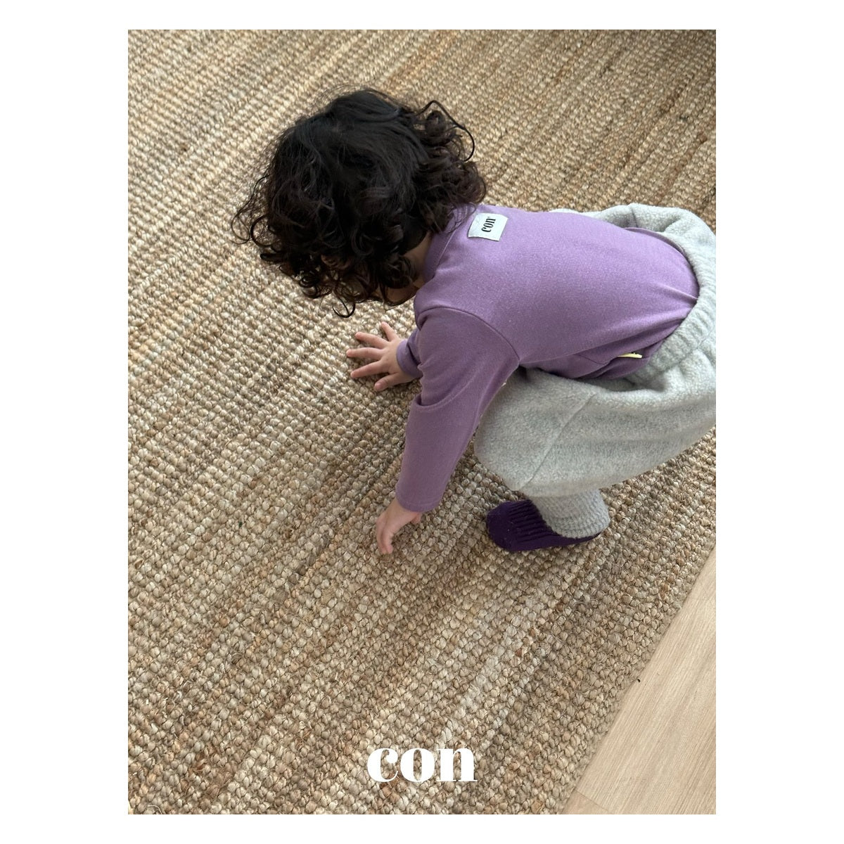 CON ボンボンリブパンツ FREE 66-77cm