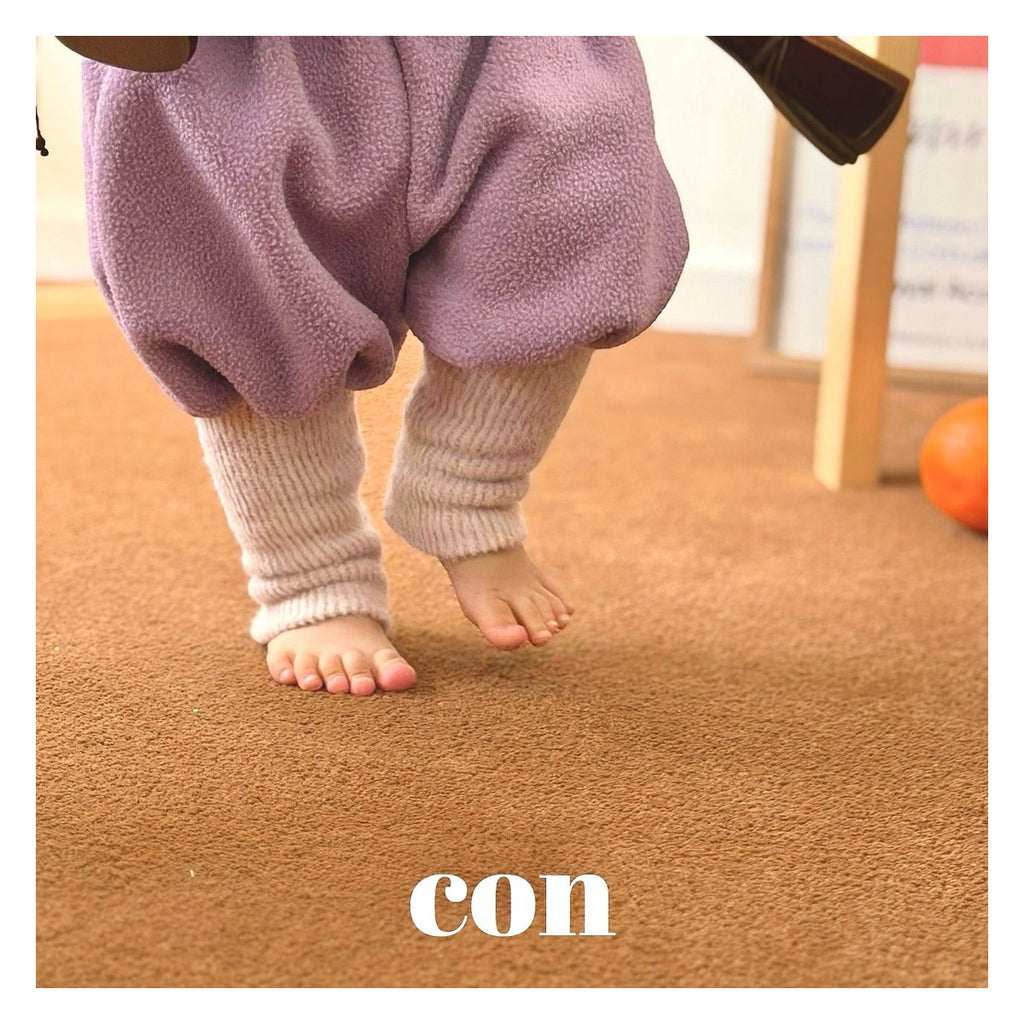 CON ボンボンリブパンツ FREE 66-77cm