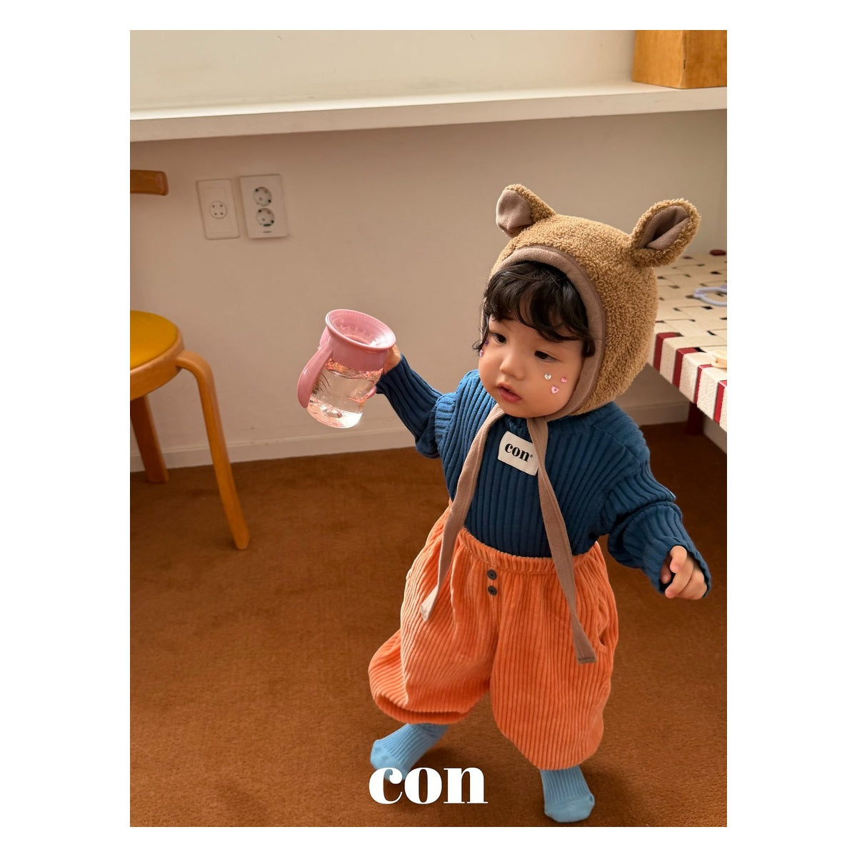 CON うさくまボンネット FREE