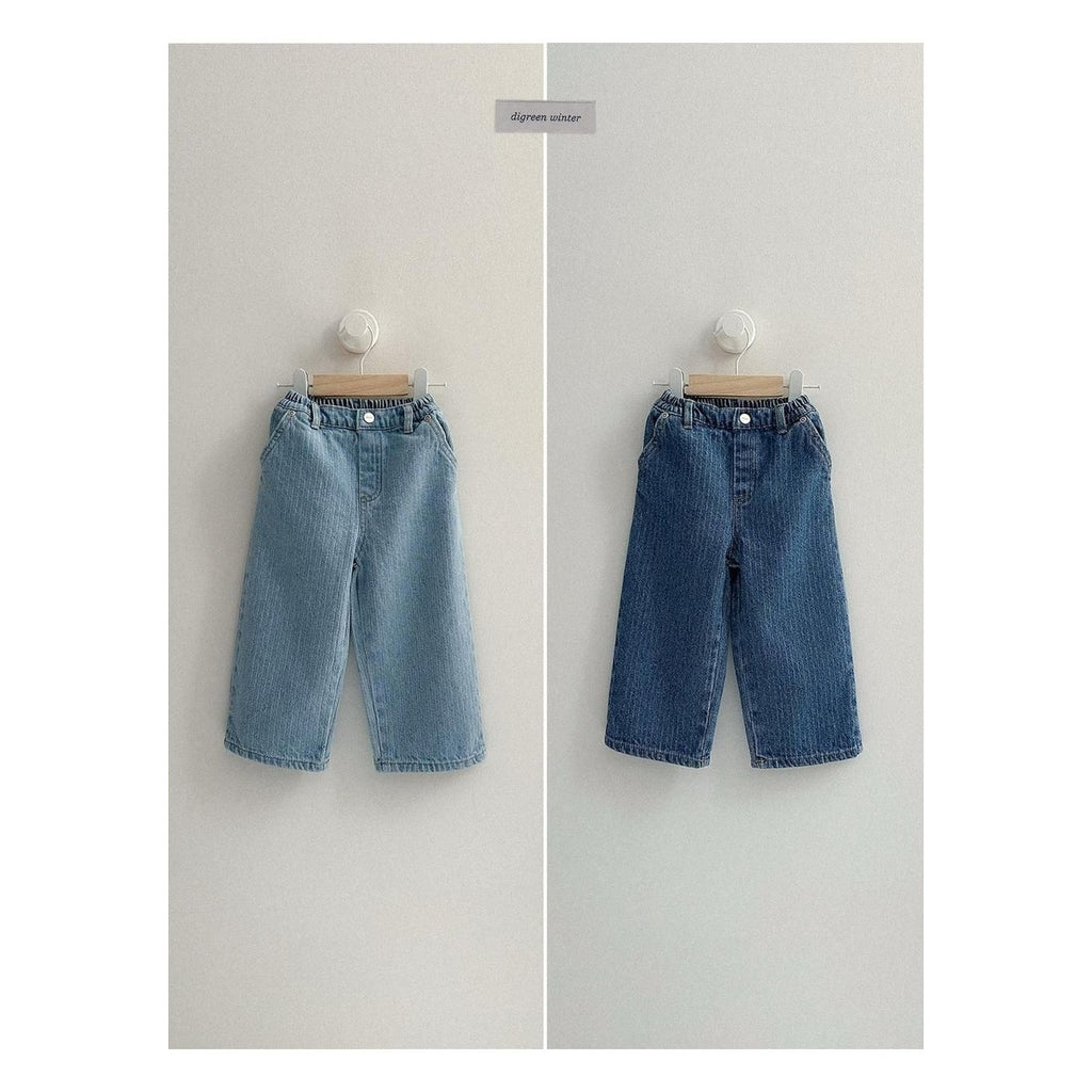 digreen キルティングデニムパンツ