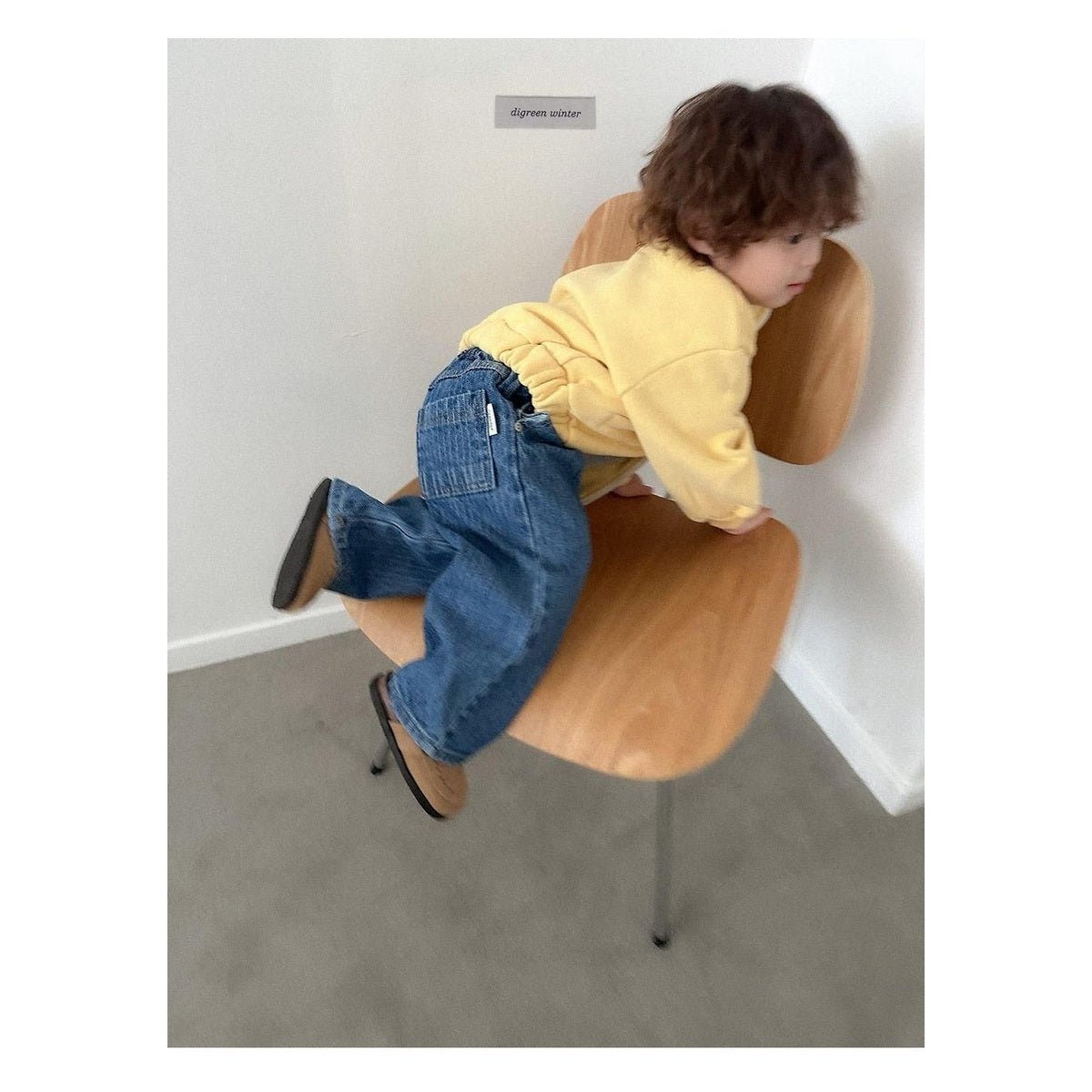 digreen キルティングデニムパンツ