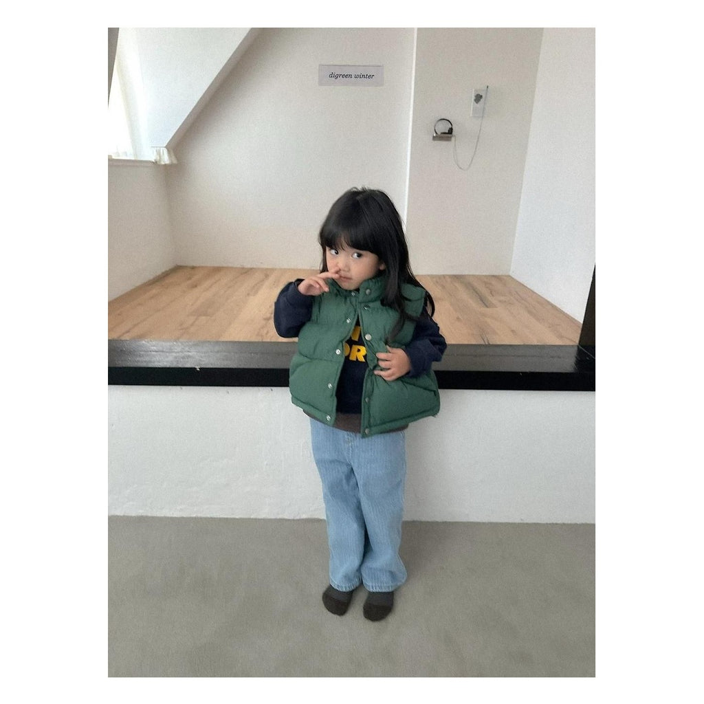 digreen キルティングデニムパンツ