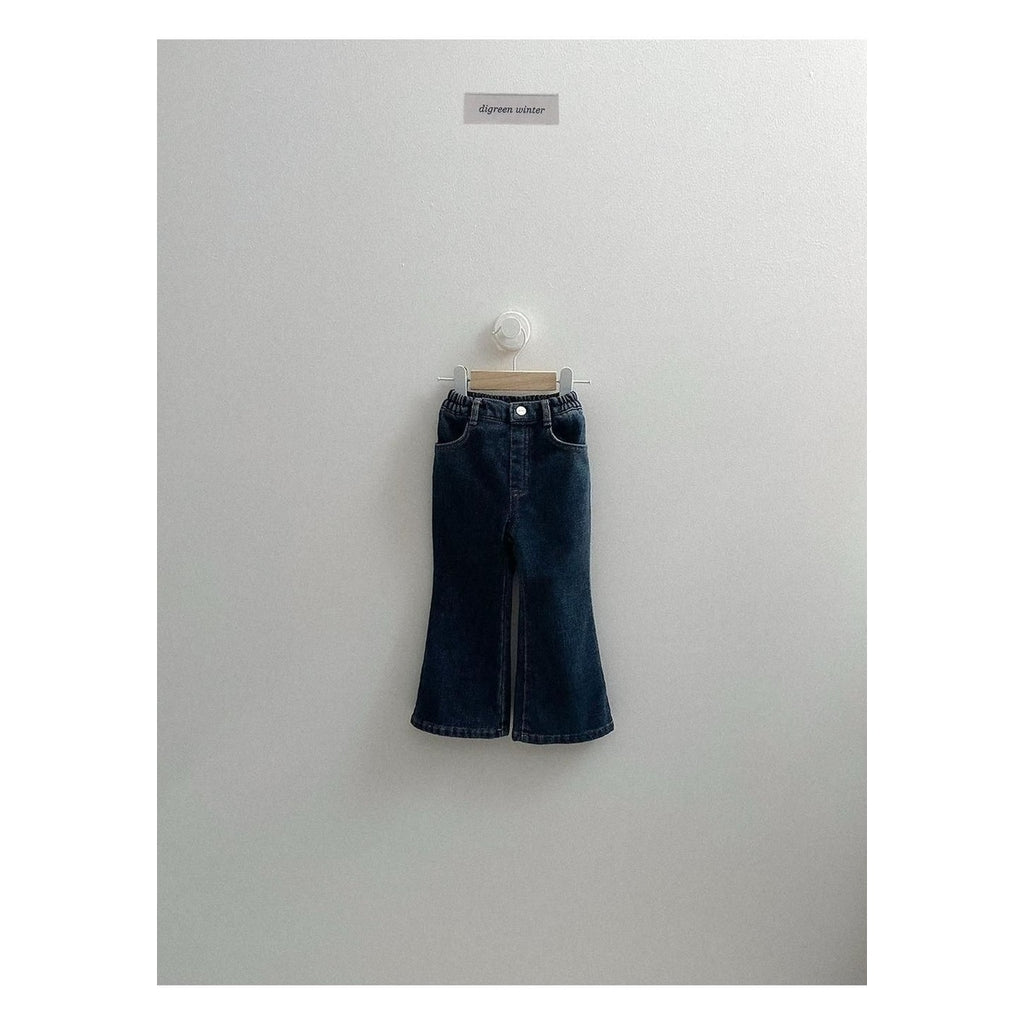 digreen シュニールブーツカットデニムパンツ