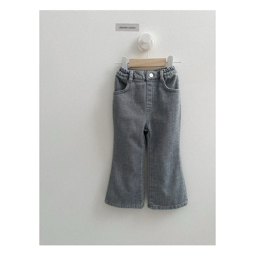 digreen シュニールブーツカットデニムパンツ