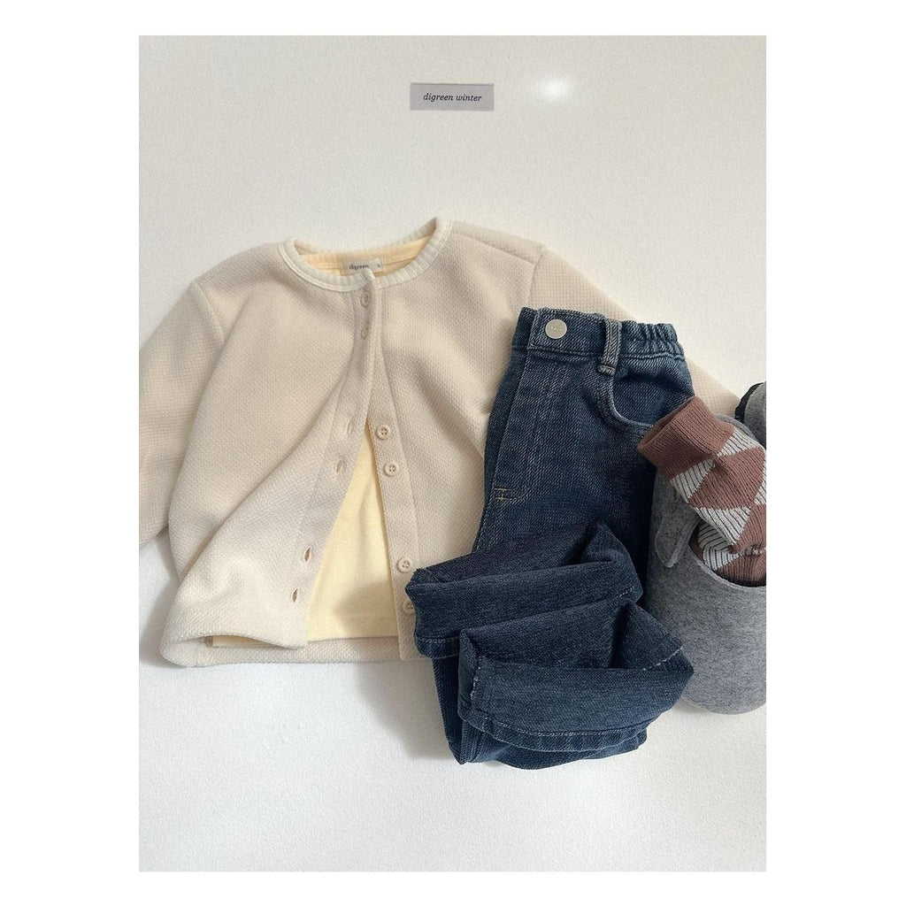 digreen シュニールブーツカットデニムパンツ