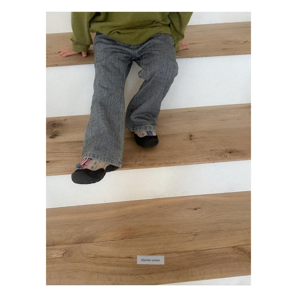 digreen シュニールブーツカットデニムパンツ
