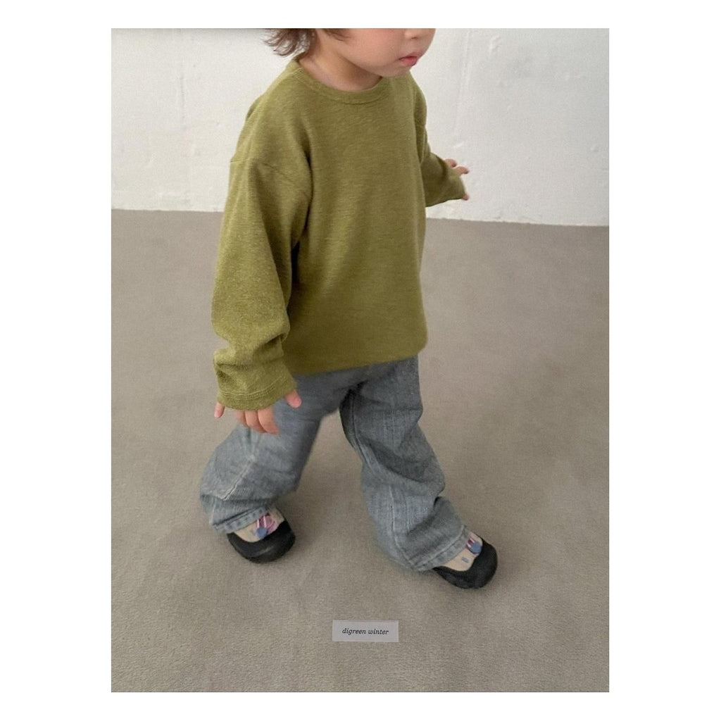 digreen シュニールブーツカットデニムパンツ