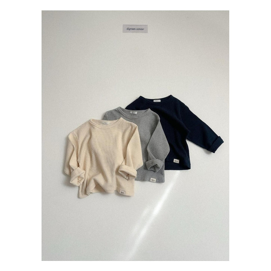 digreen ラペワッフルTシャツ