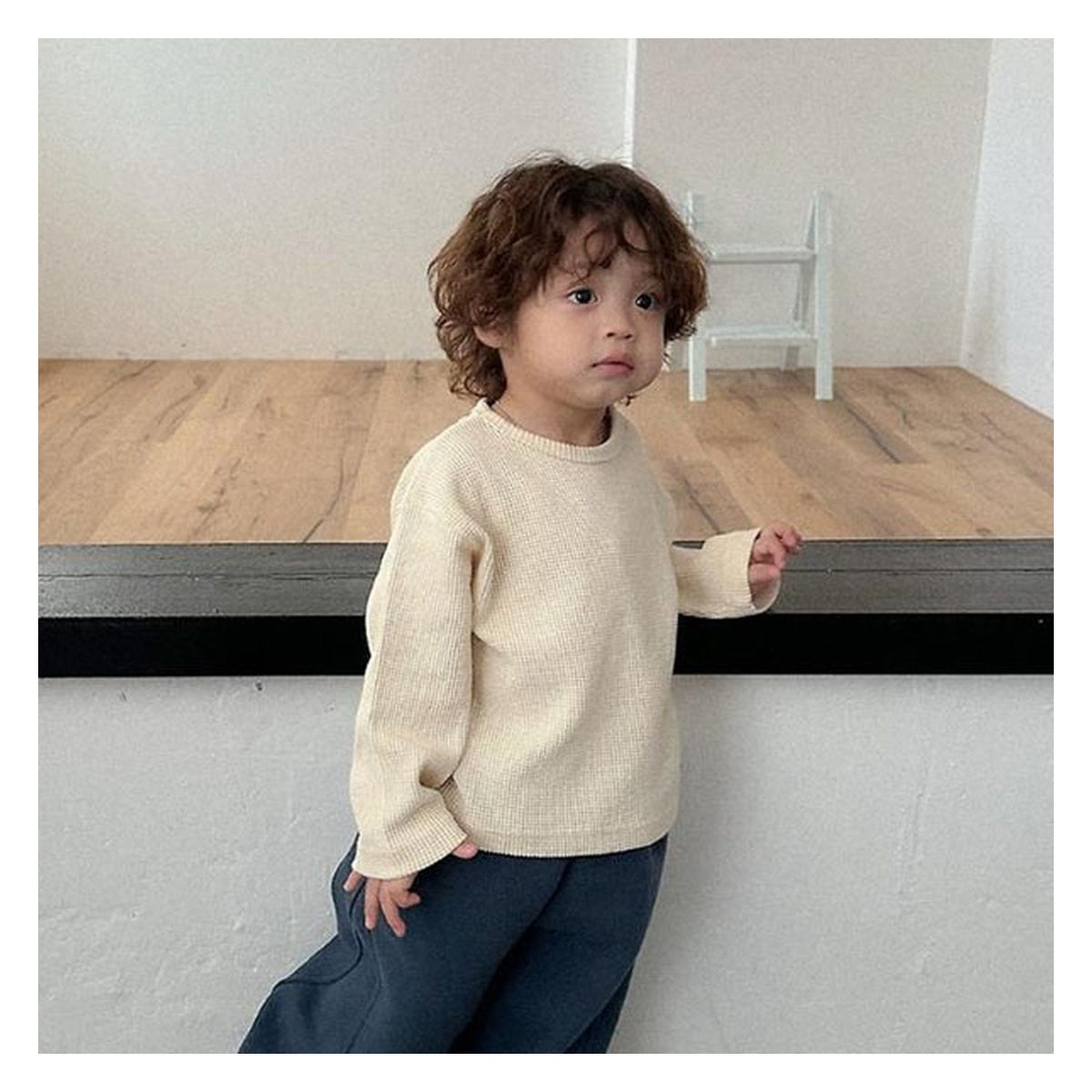 digreen ラペワッフルTシャツ