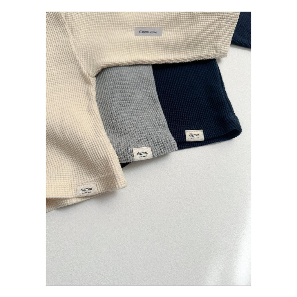 digreen ラペワッフルTシャツ