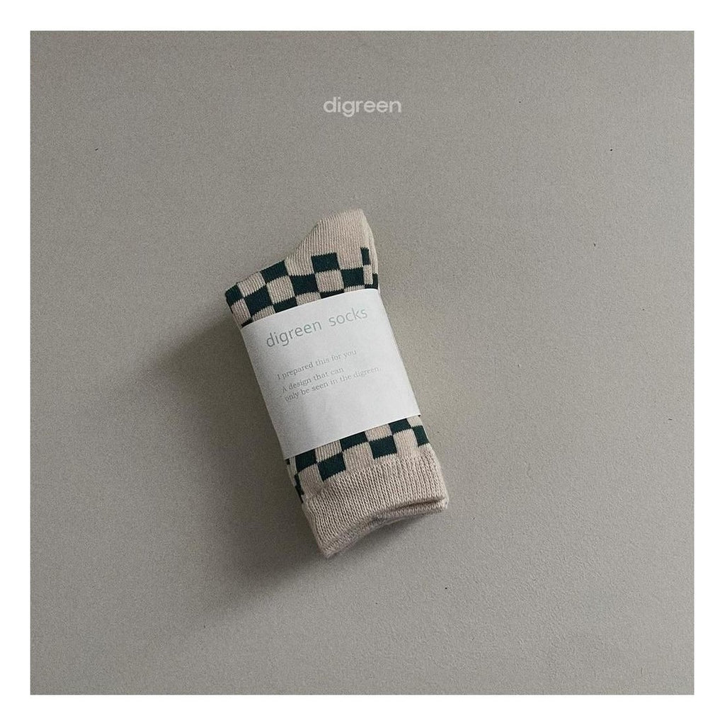 digreen チェッカーボードソックスセット