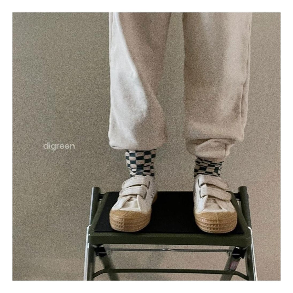 digreen チェッカーボードソックスセット