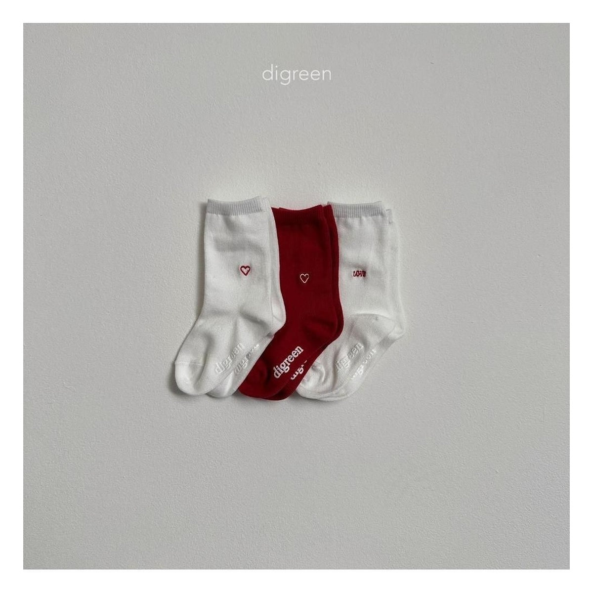 digreen ハートソックス
