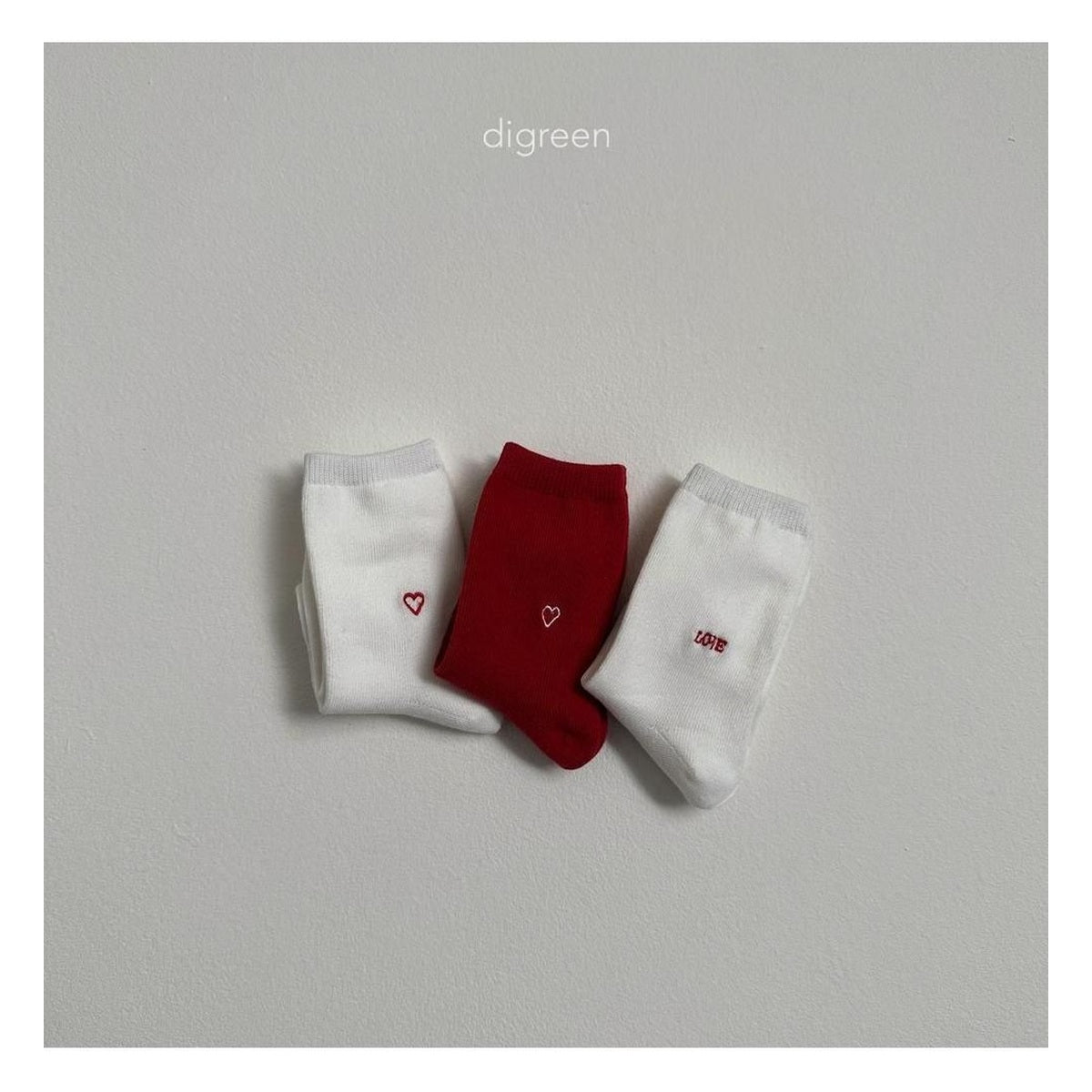 digreen ハートソックス