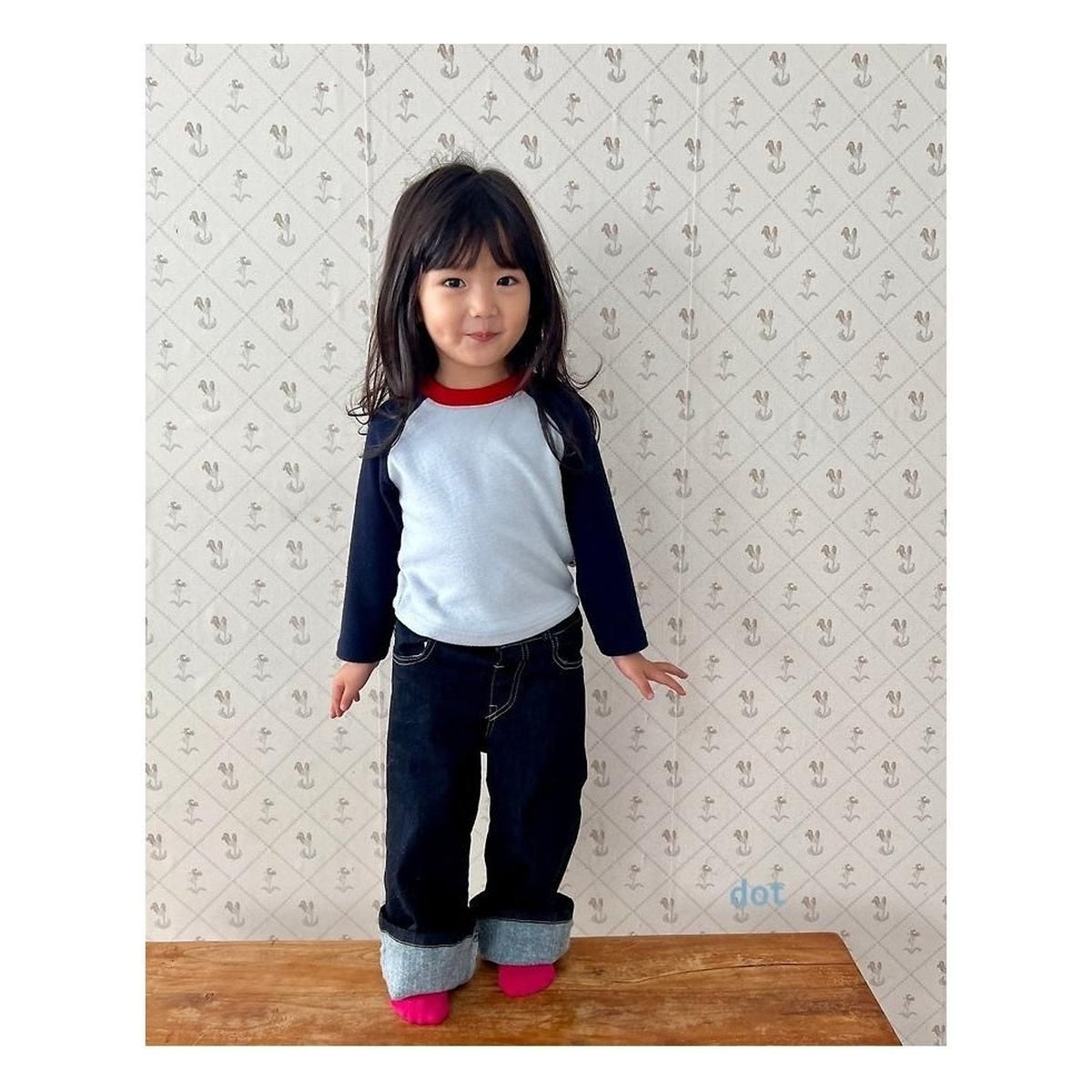 dot. ロールアップデニムパンツ