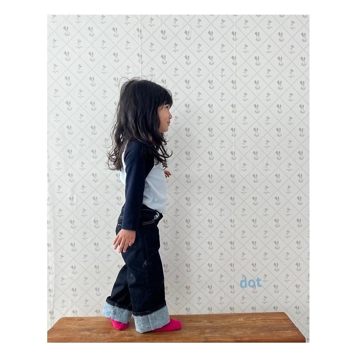 dot. ロールアップデニムパンツ