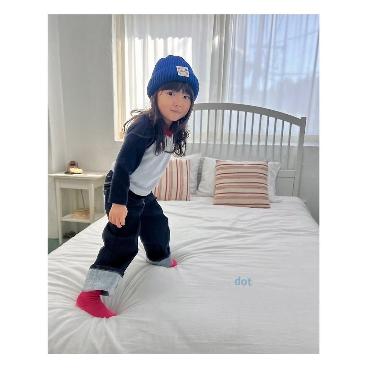 dot. ロールアップデニムパンツ