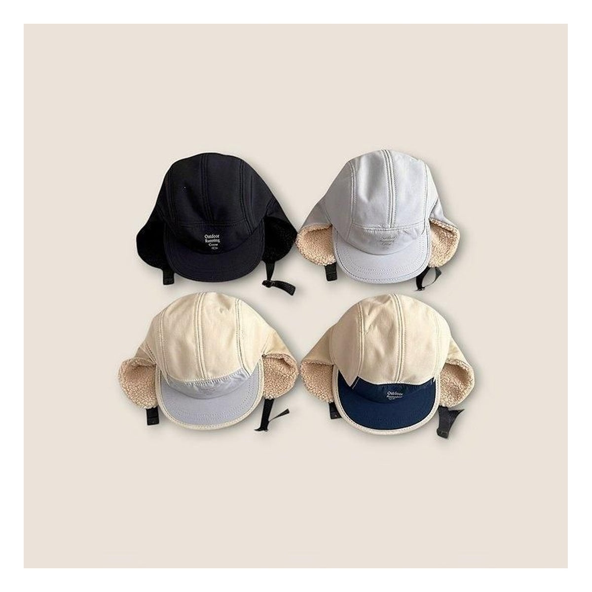 DUDIE 耳当て帽子 FREE(48-52cm)