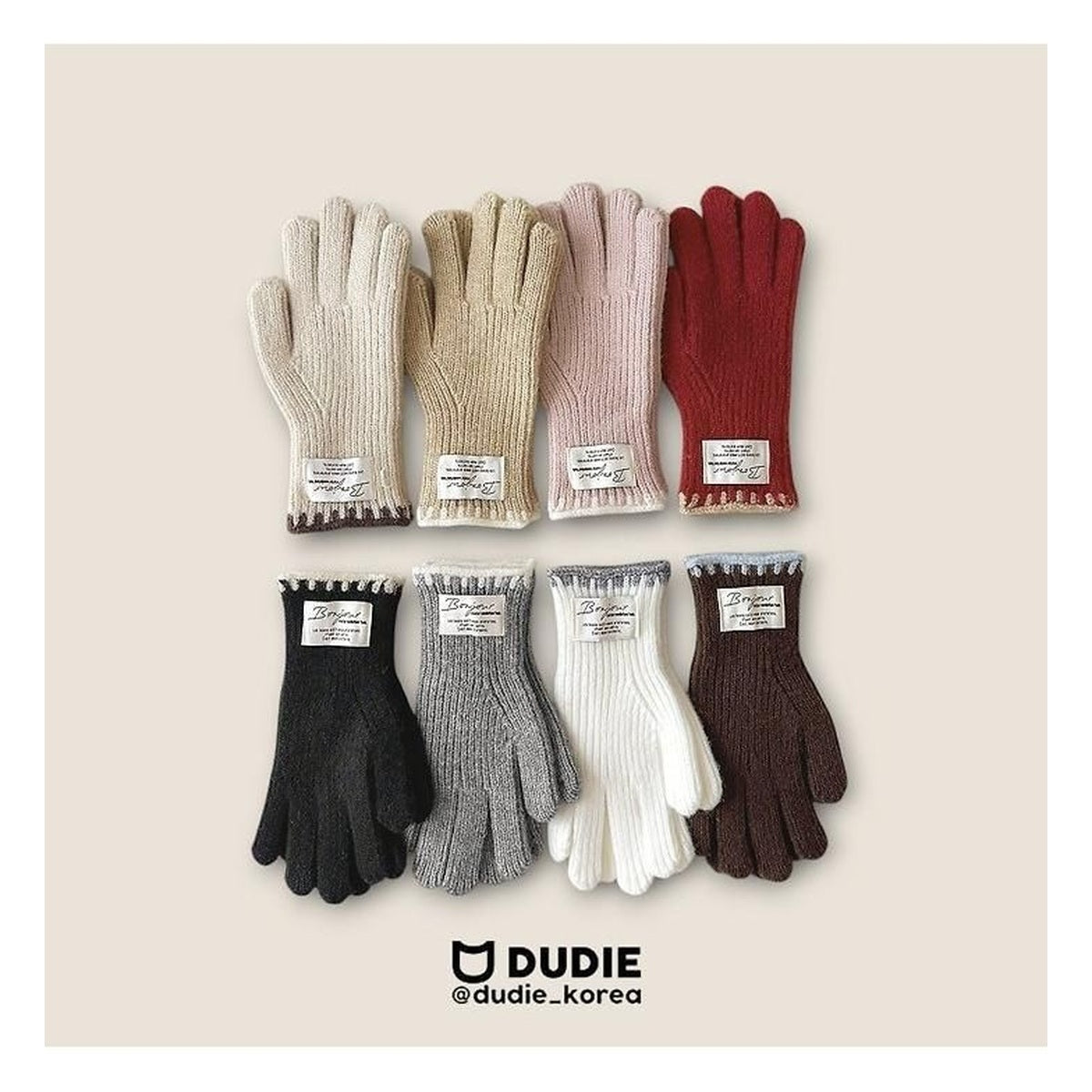 DUDIE シンプル手袋 FREE