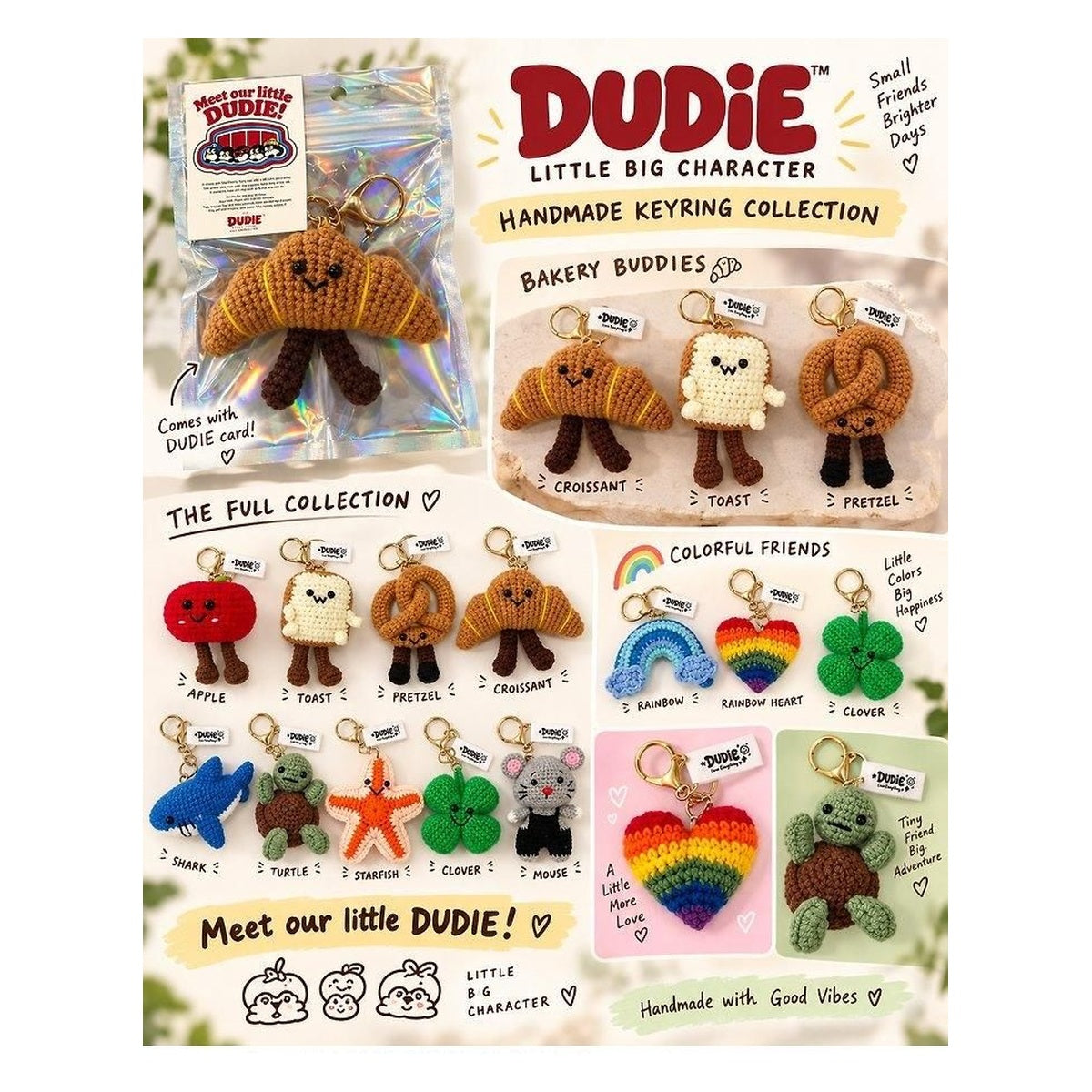 DUDIE ニットキーリング FREE