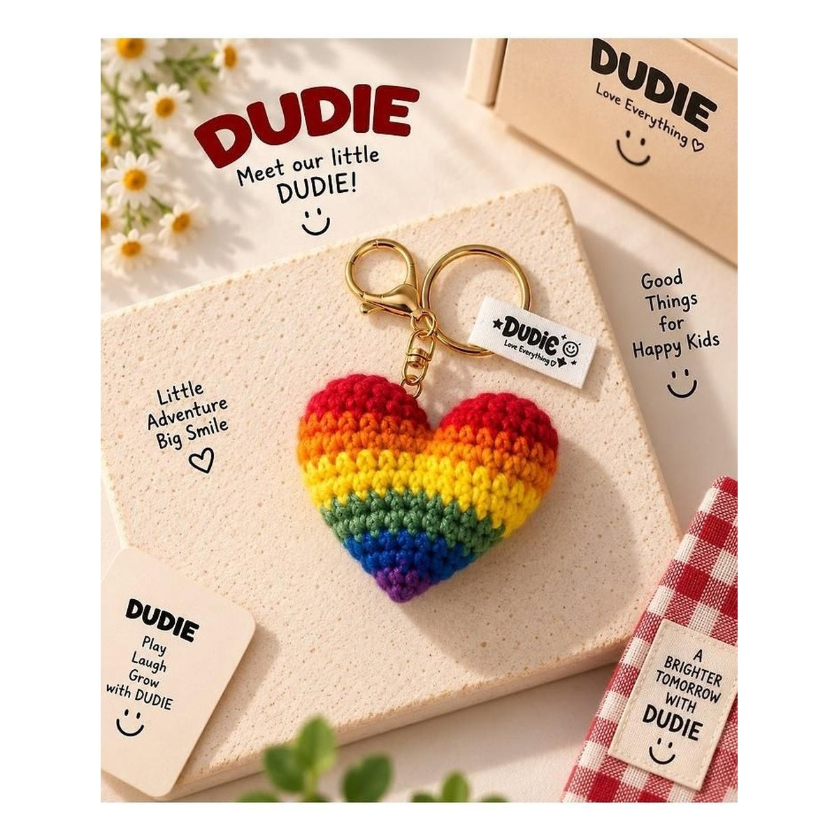 DUDIE ニットキーリング FREE
