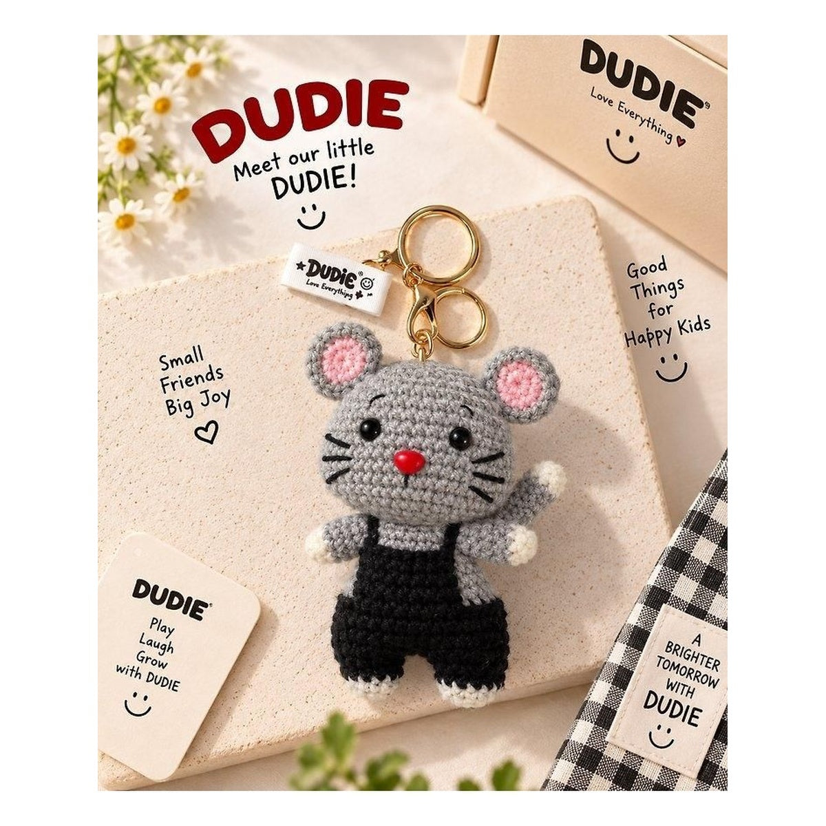 DUDIE ニットキーリング FREE