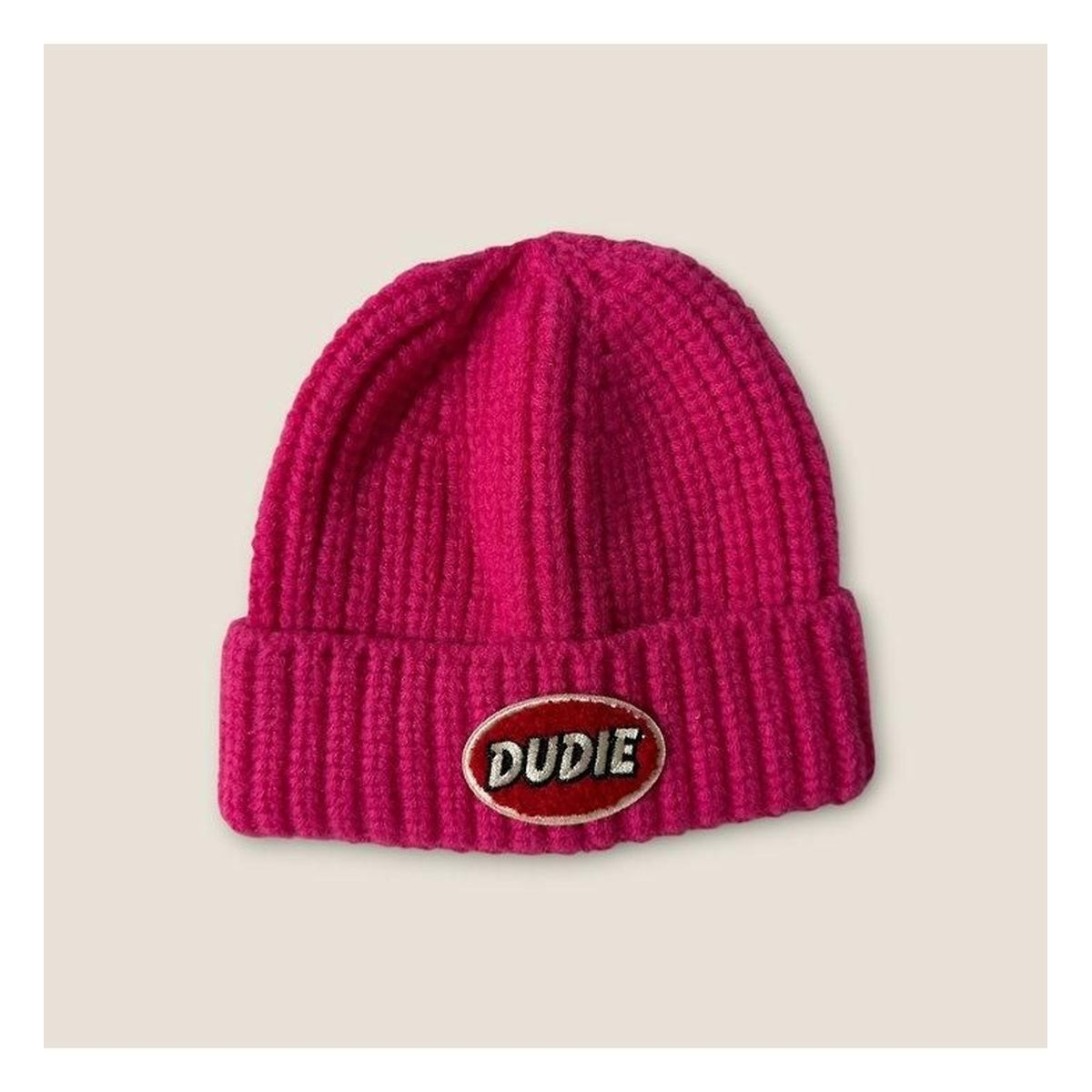 DUDIE パッチビーニー FREE