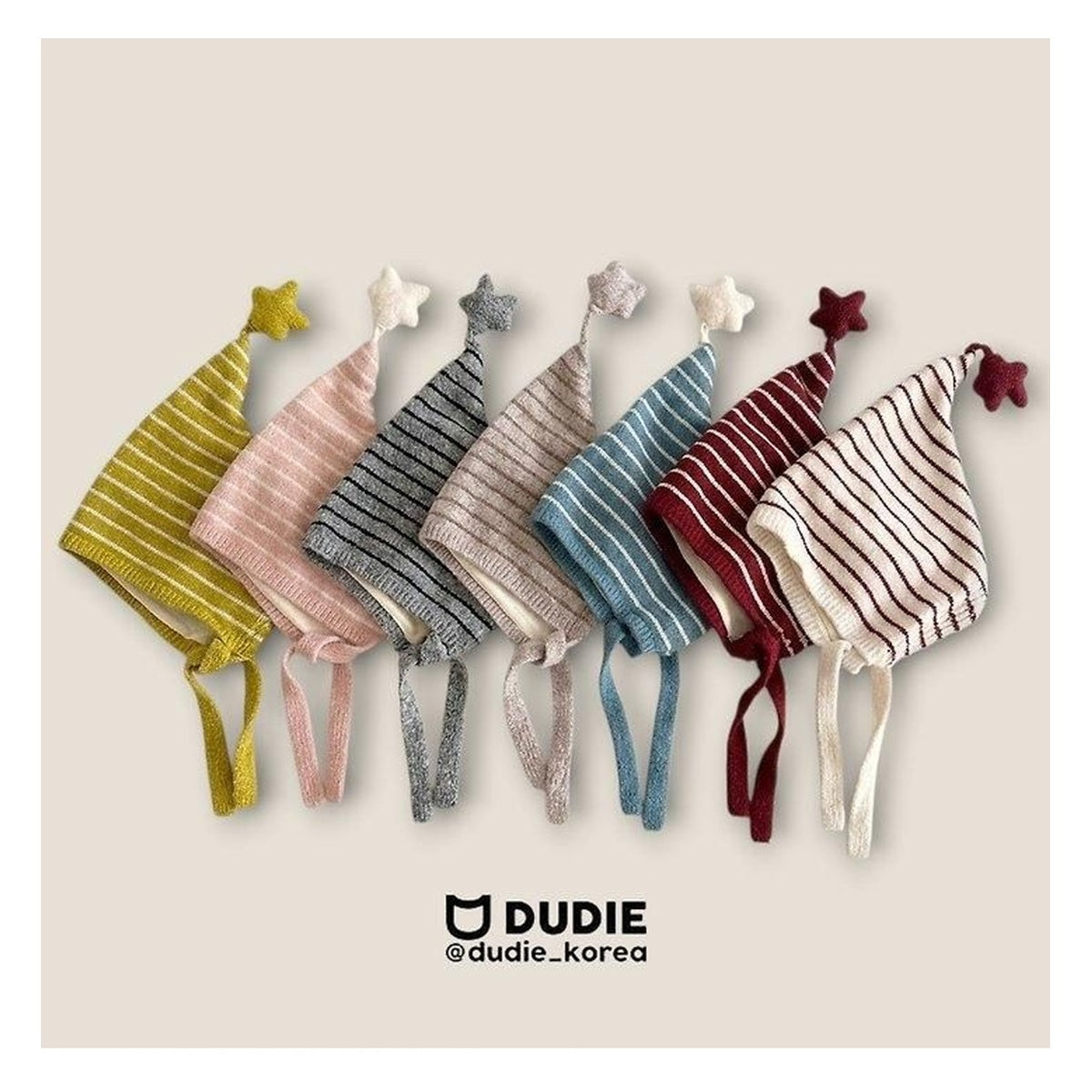DUDIE ニット帽子 FREE(48-52cm)