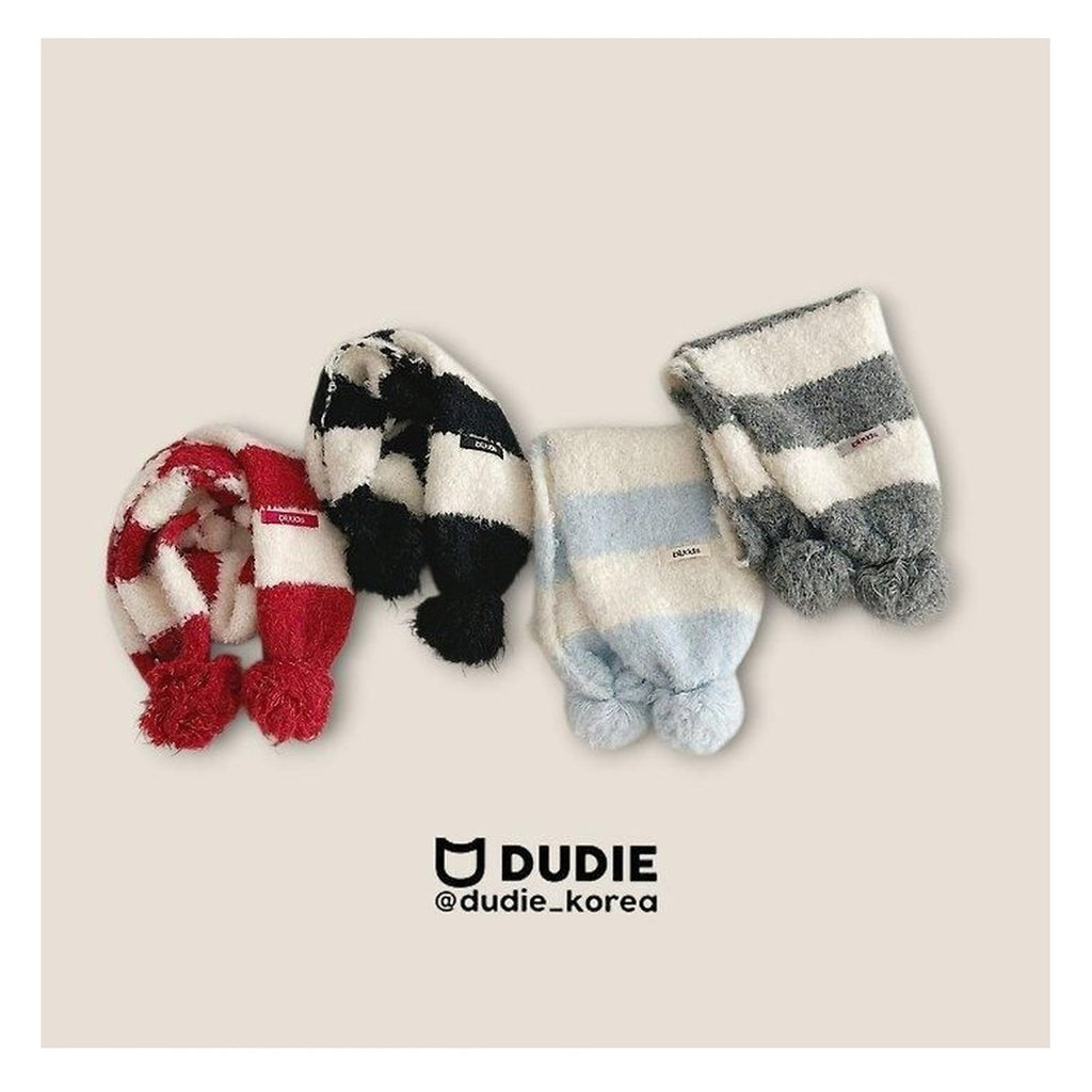 DUDIE ボールニットマフラー FREE