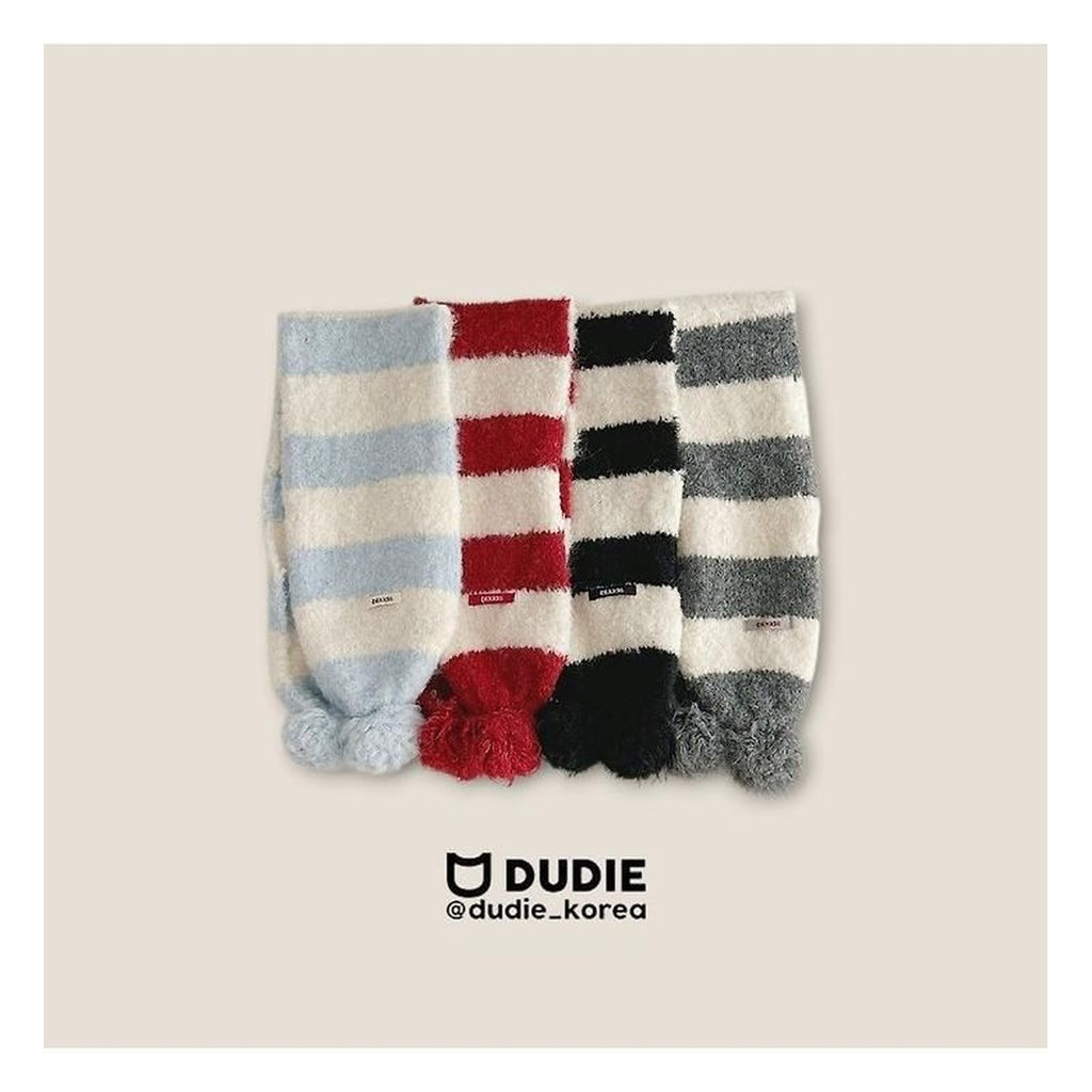 DUDIE ボールニットマフラー FREE