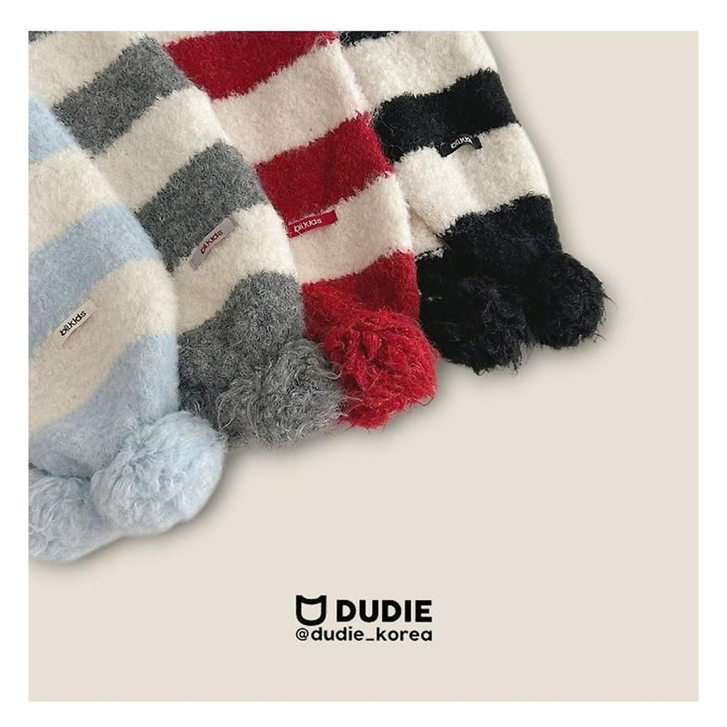 DUDIE ボールニットマフラー FREE